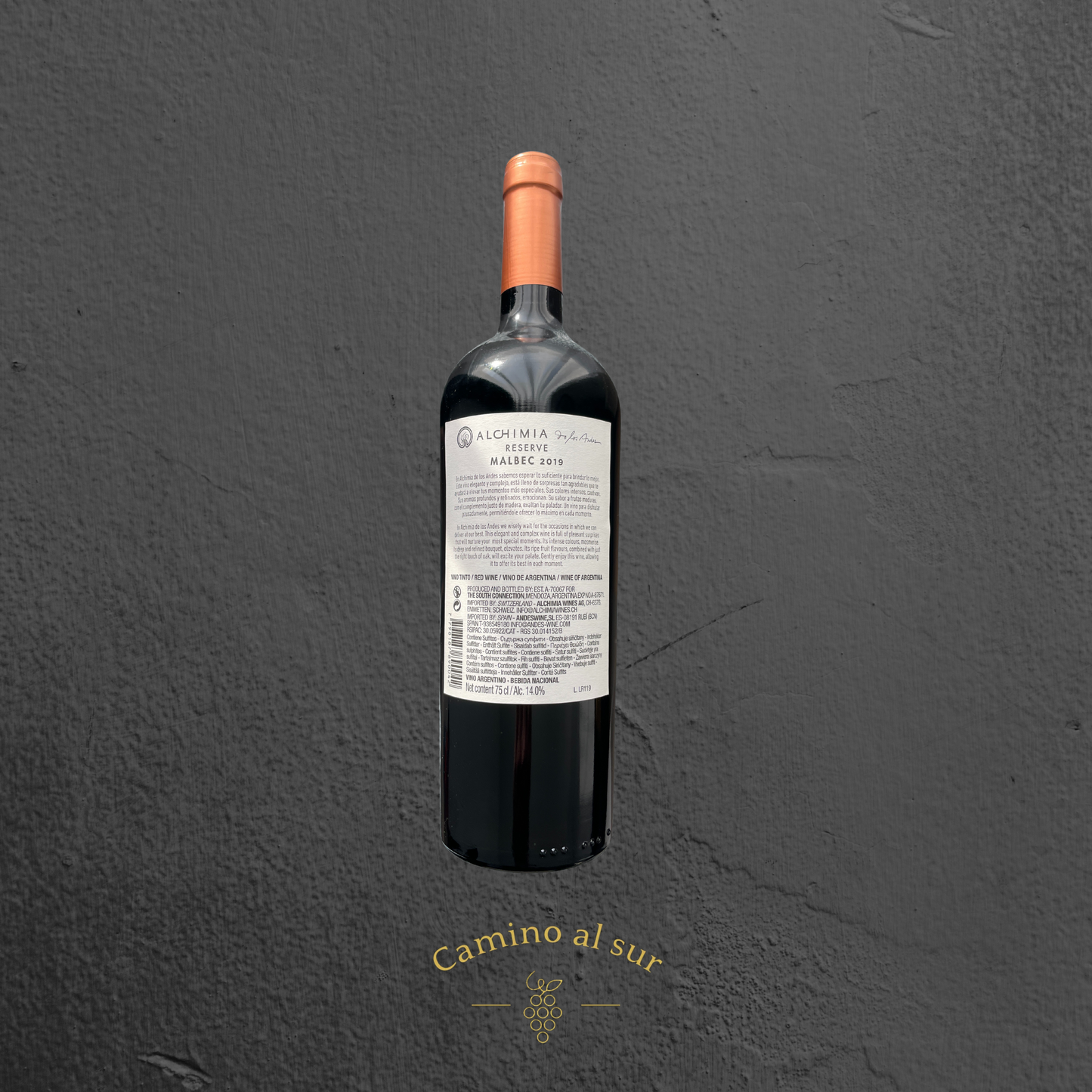 Alchimia De Los Andes - Reserva Malbec - 2019 - 6er Karton