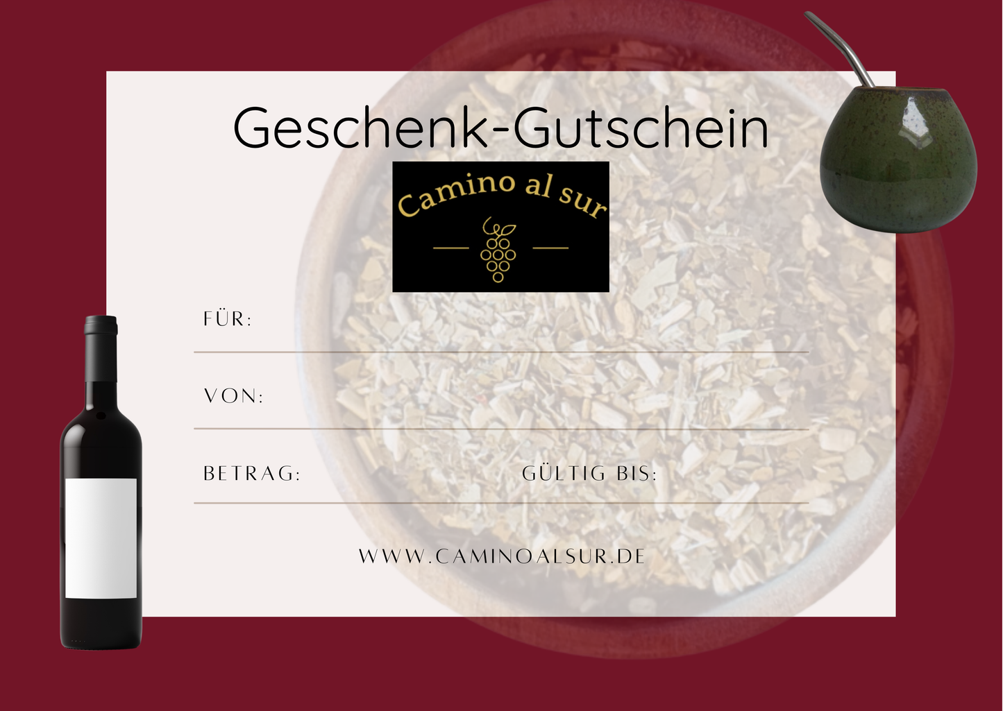 caminoalsur-Geschenk-Gutschein
