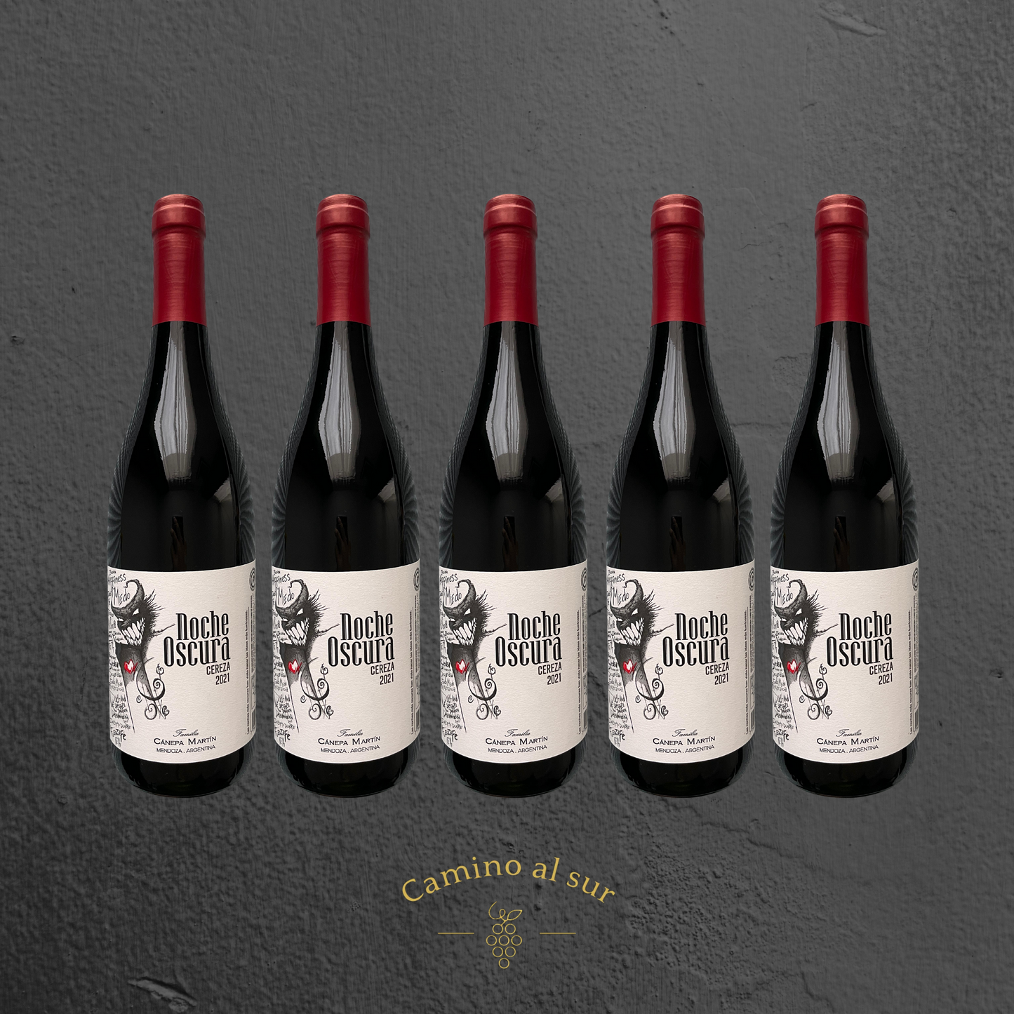 Familia Canepa Martin - Noche Oscura - Cereza - 2021 - 6er Karton