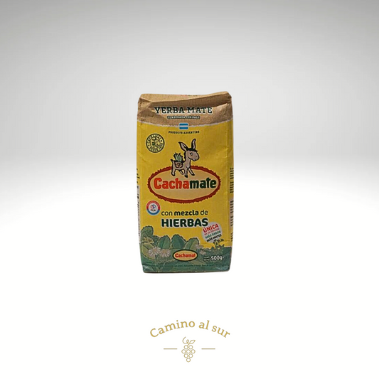 Cachamate - Yerba Mate aus Argentinien mit Kräutermischung 500g